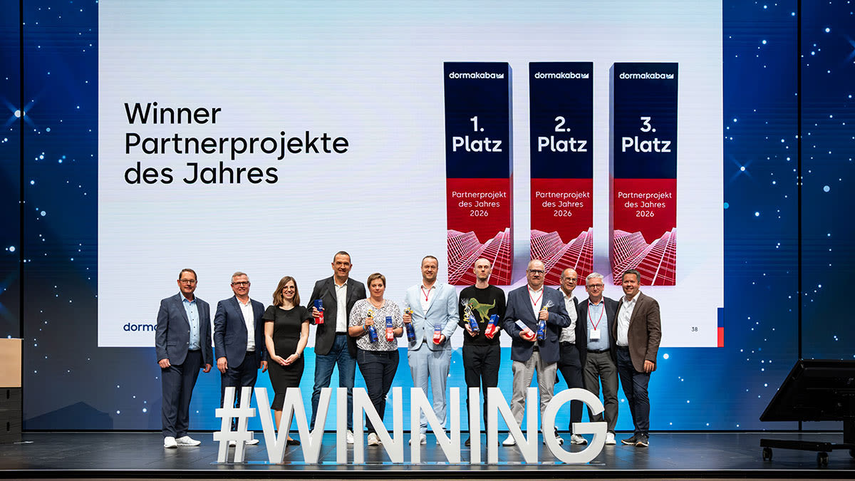 Gewinner der dormakaba Partnerprojekte des Jahres 2026