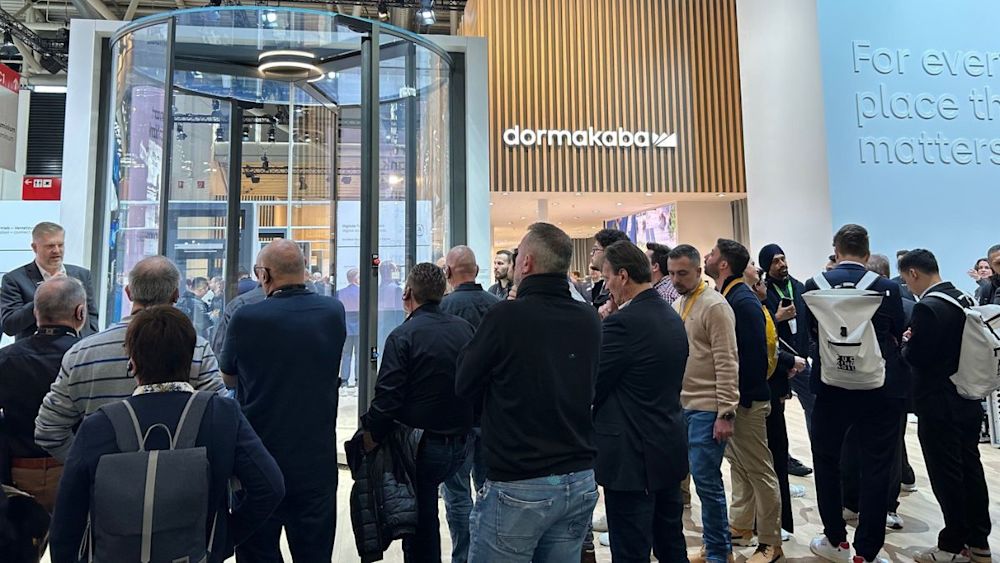 BAU 2025 Impression - Der Messestand von dormakaba war durchgehend gut besucht.