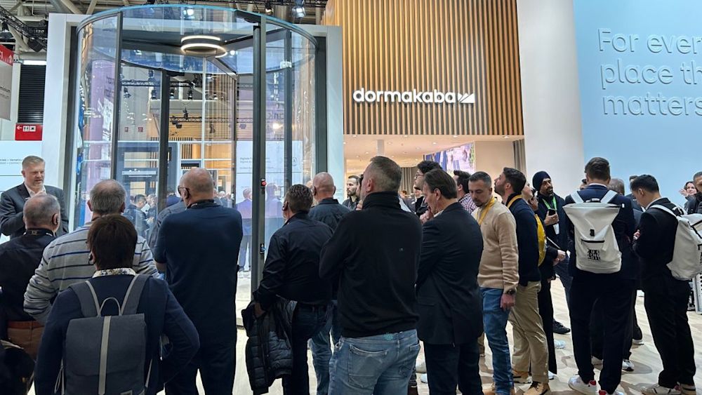 BAU 2025 Impression - Der Messestand von dormakaba war durchgehend gut besucht.