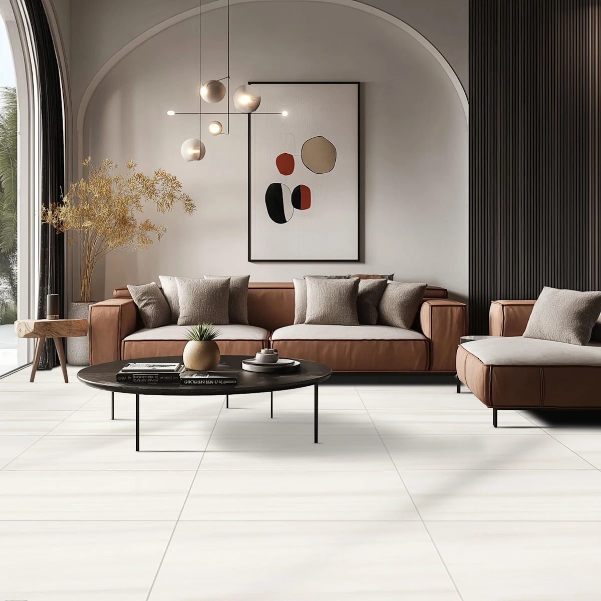 Dolostone Ivory polished 12 x 24 - lifestyle.jpg