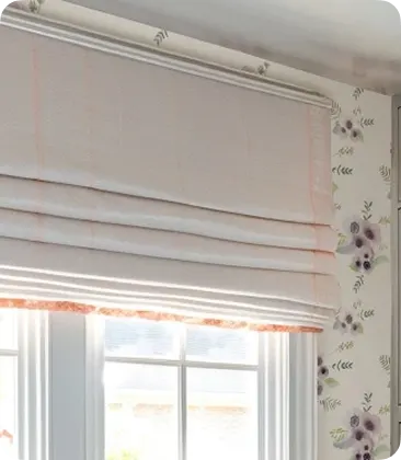Cascade Roman Shades