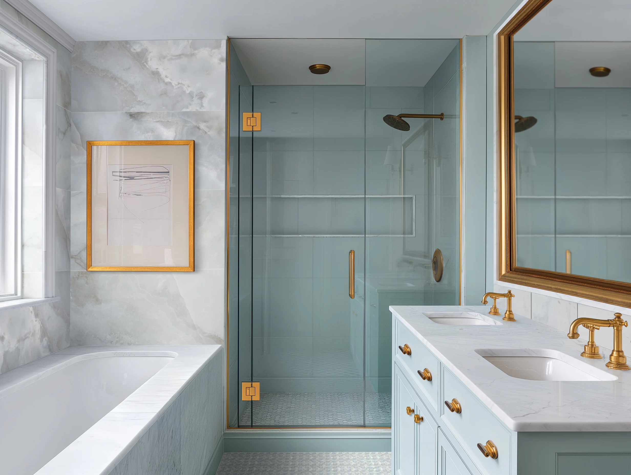 Light Aqua Bathroom Design Ideas \u0026 Samples | DesignShop | DesignShop, image size:2464x1856