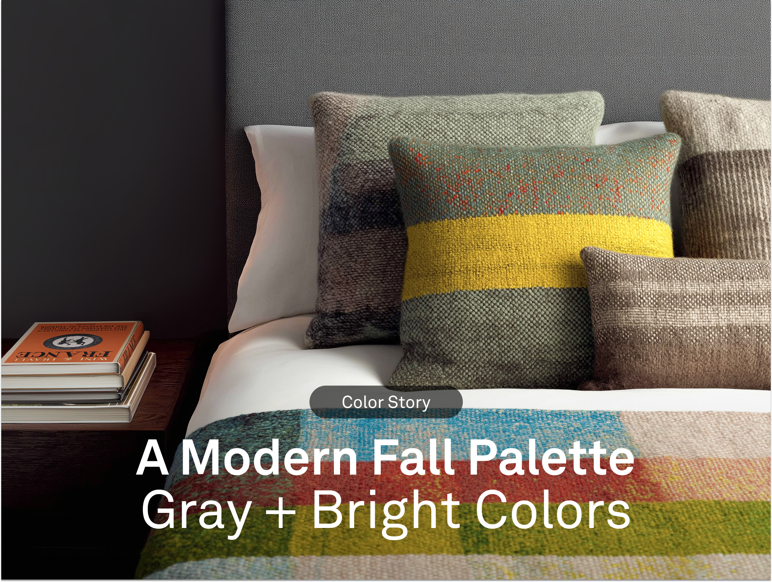 Fall Palette Rug A Modern Fall Palette | DesignShop