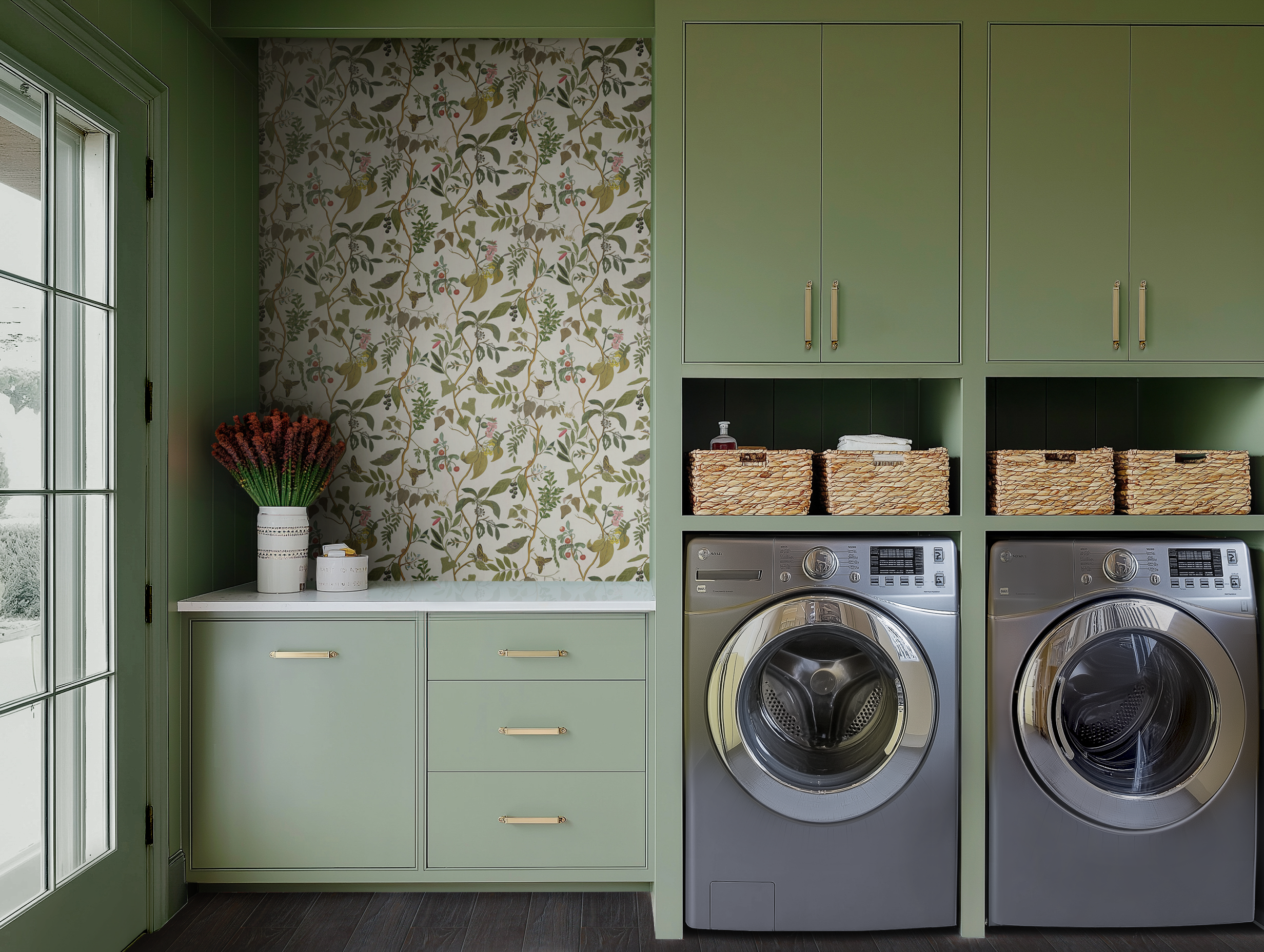 Botanical Laundry Room Design Ideas & Samples | DesignShop | DesignShop