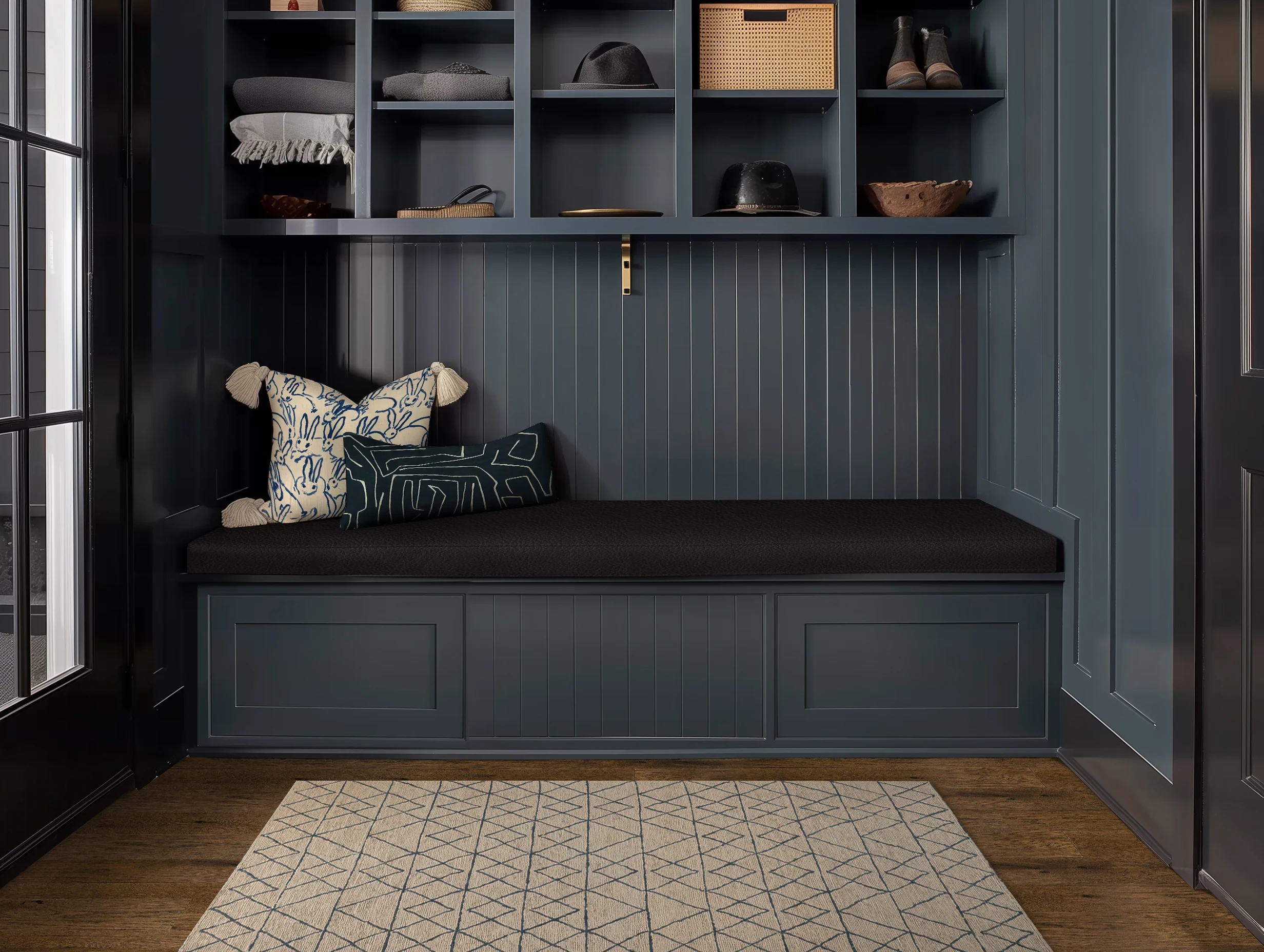 Blue Charm Mudroom