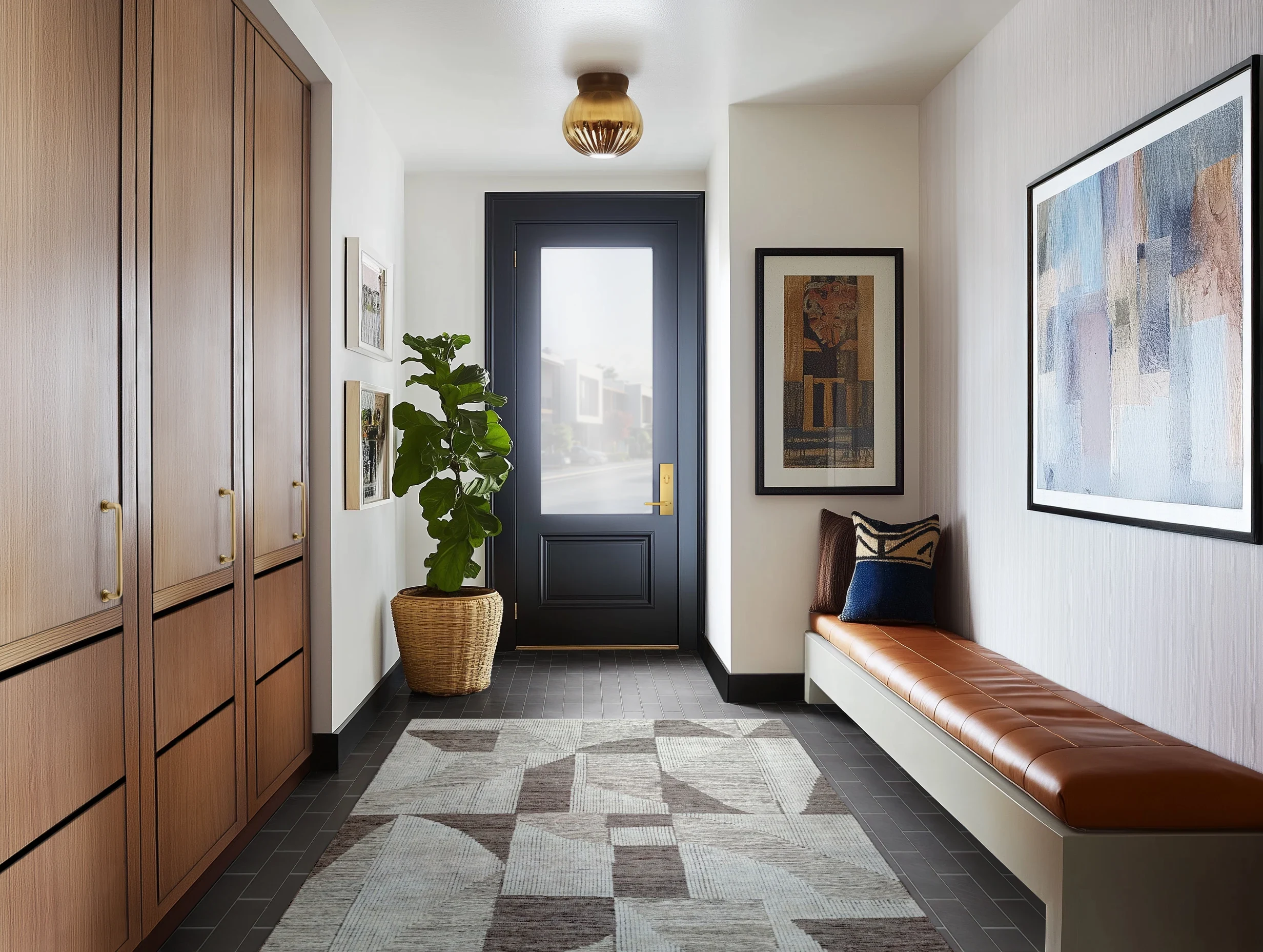 Clean Crisp Entryway