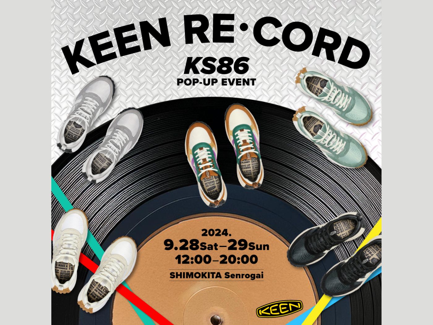 KEENの24FW新作スニーカー「KS86」コレクション発売を記念して