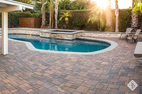 paver pool deck