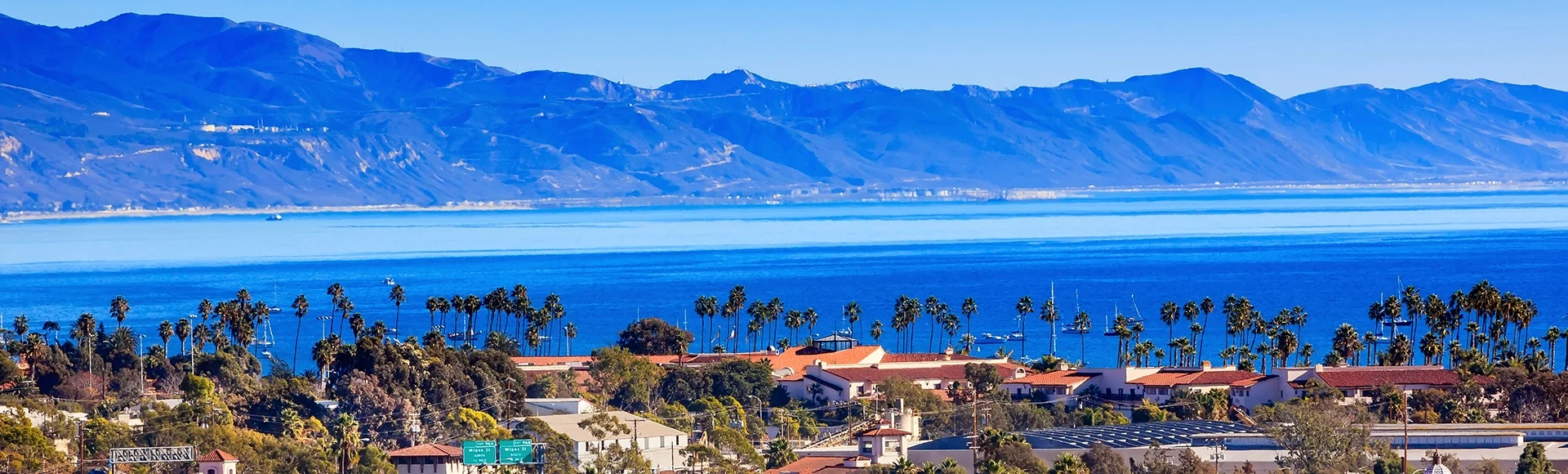 
Buildings Coastline Pacific Ocean Santa Barbara California