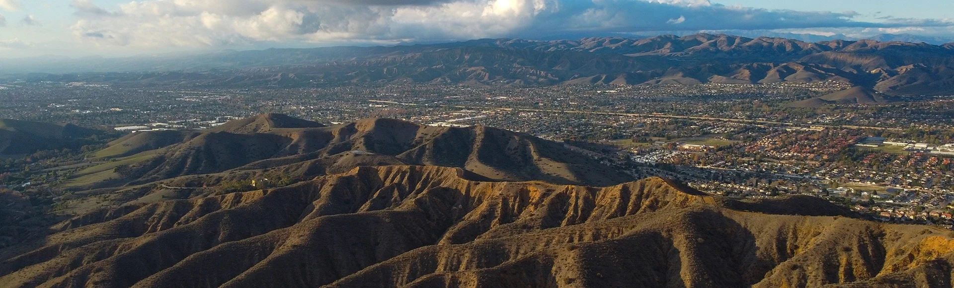 Simi Hills with Storm Clouds, Ventura County
