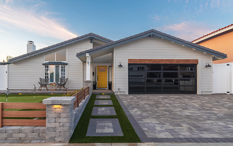 interlocking paver driveway