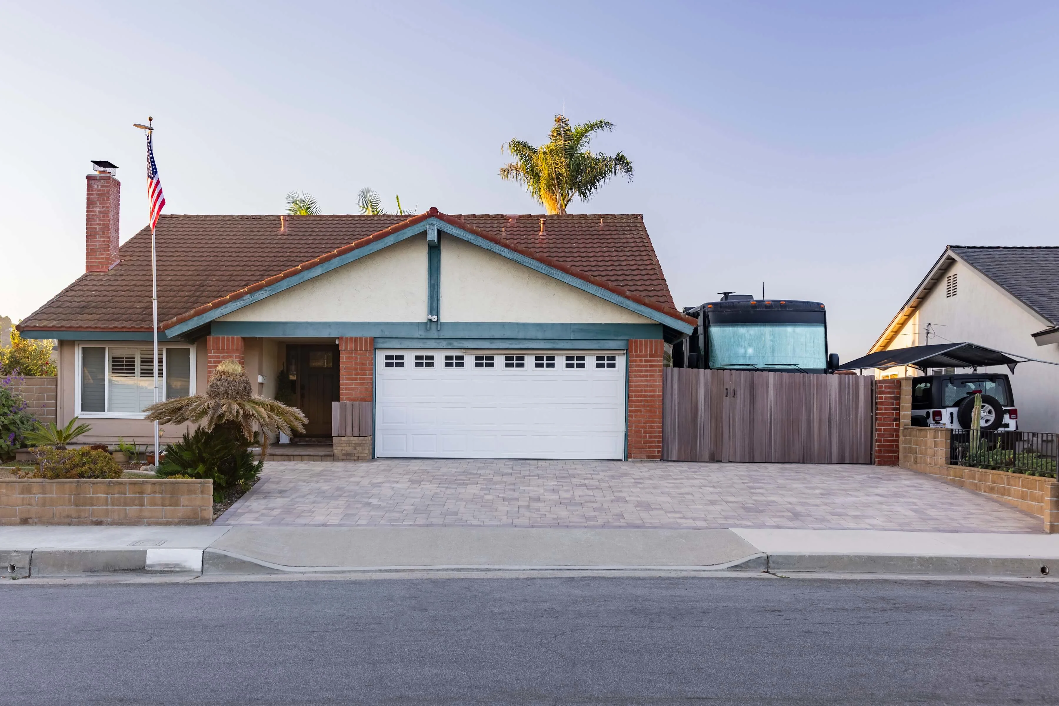 Curb Appeal Paver Driveway