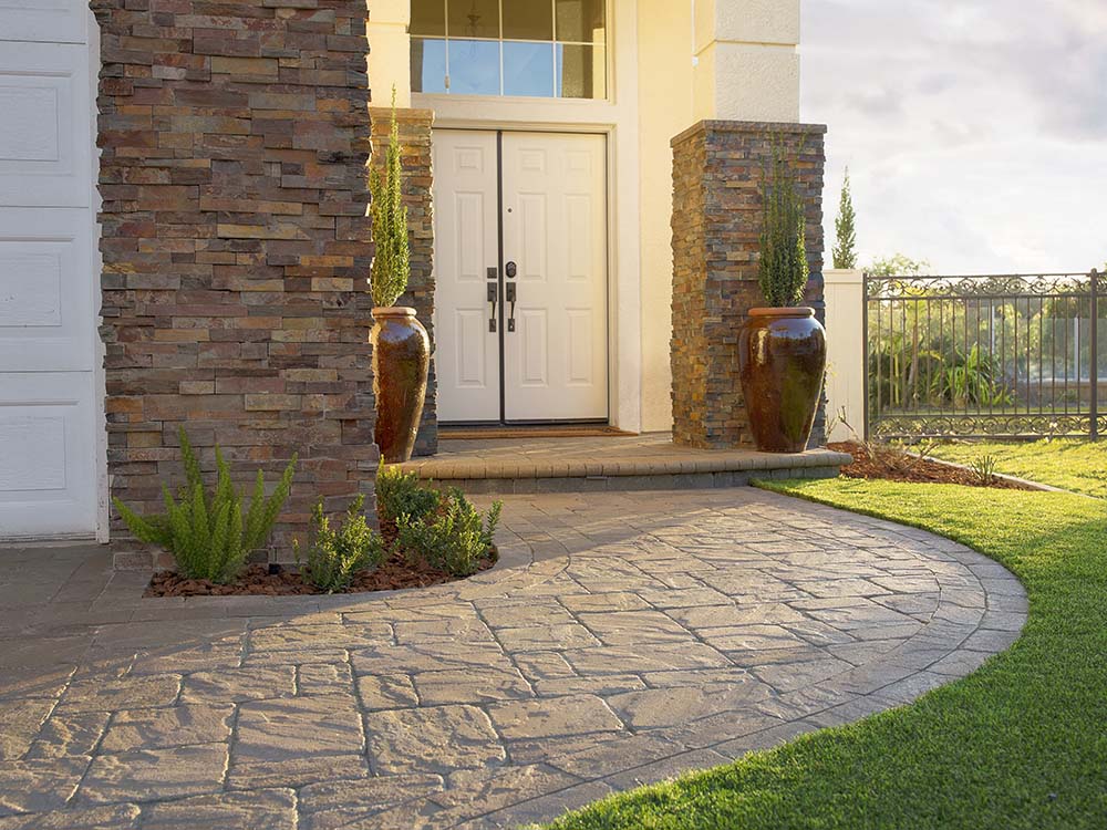 Paver walkway