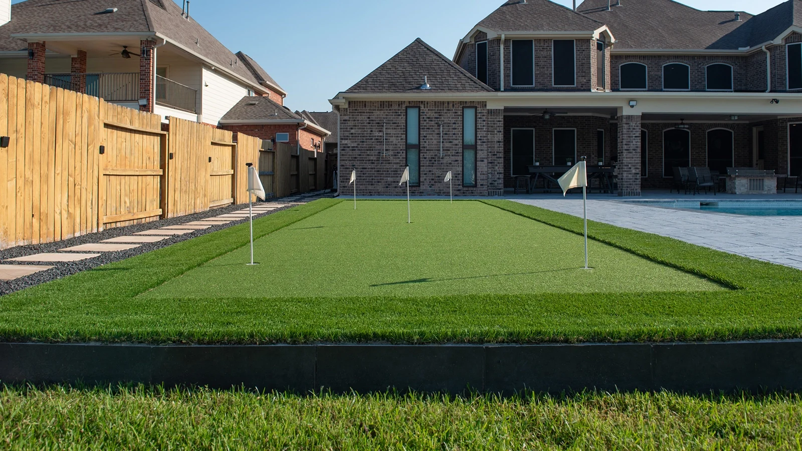 Putting green in Texas