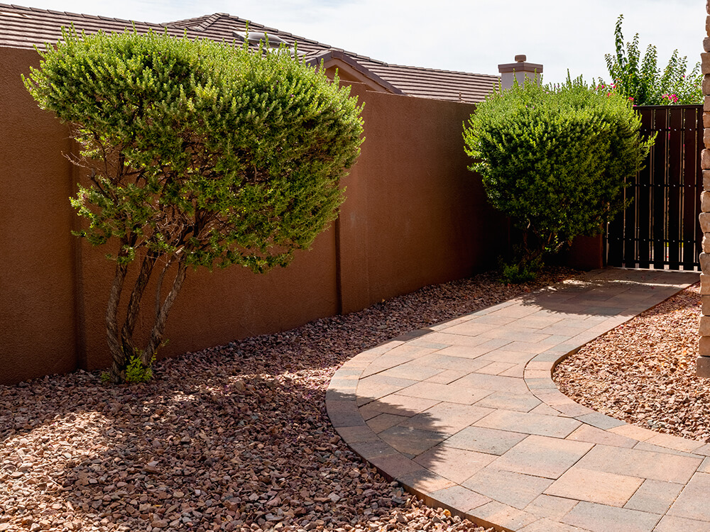 Paving stone walkway in Phoenix Arizona made by System Pavers