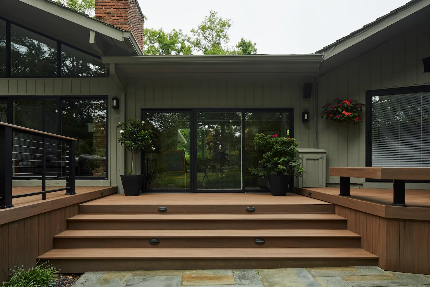 Roof Extension shading System Decking composite deck