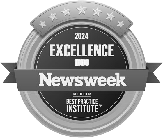 Newsweek Best Practice Institute 2024 award badge