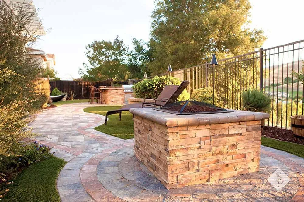 stone fire pit