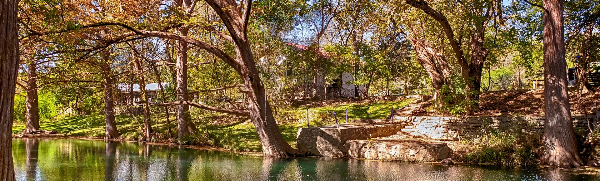 River through Wimberley, TX