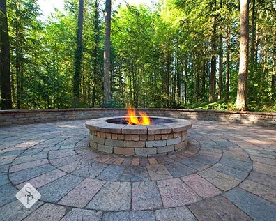 stone fire pit