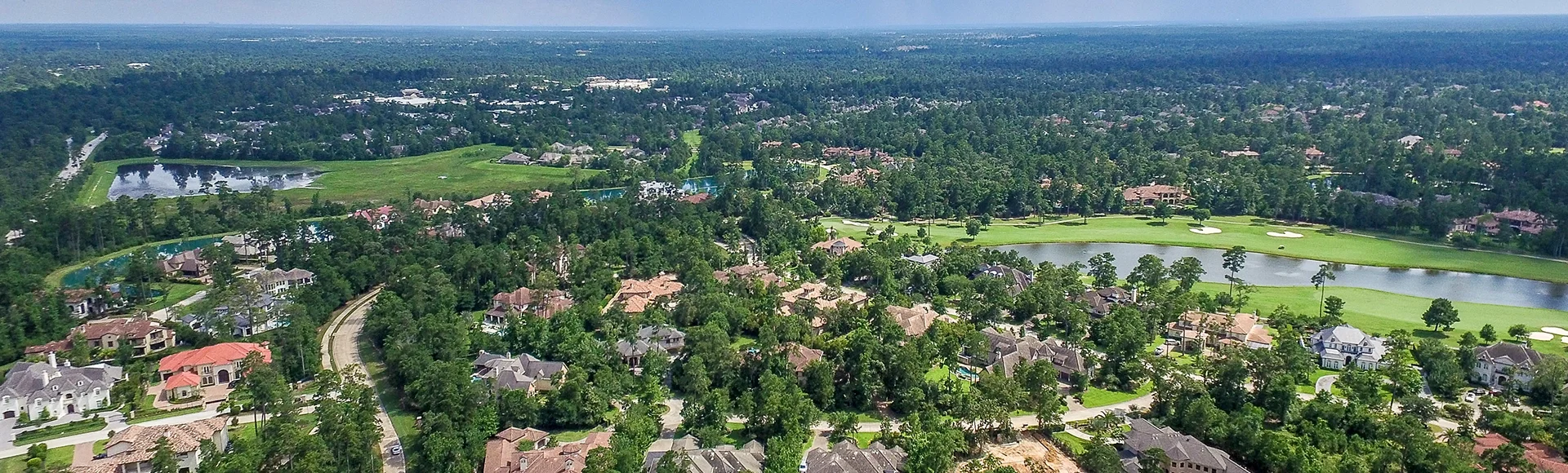 Aerial View from the Woodlands, Texas, USA
