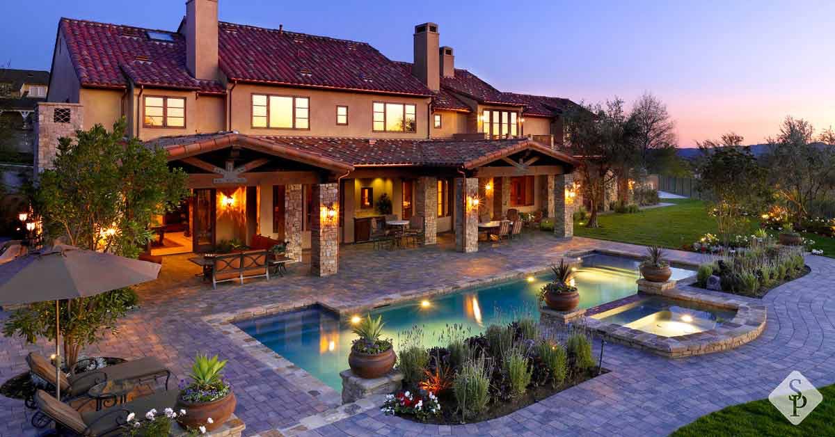 beautiful house with pool
