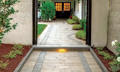 Paver walkway