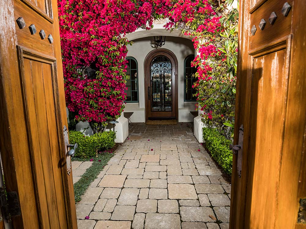 Paver walkway, front entrance