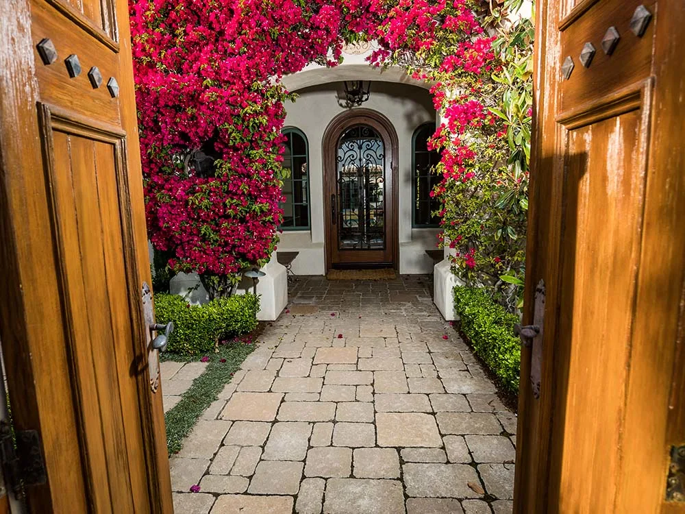 Paver walkway, front entrance