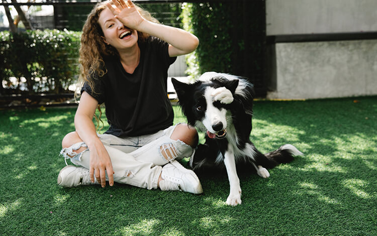 Pet-Friendly Turf from System Pavers