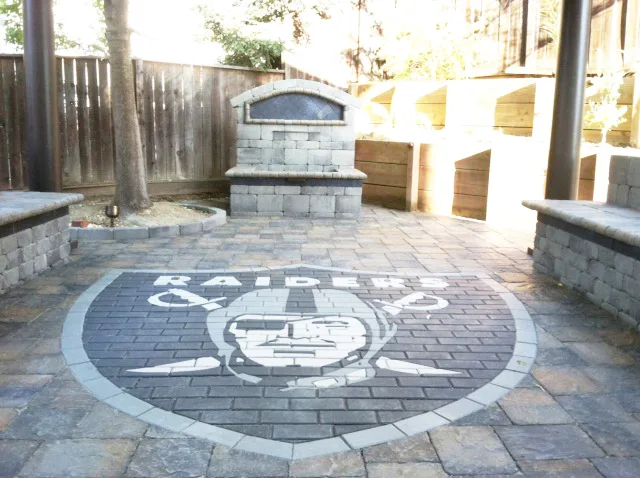 raiders paver pattern