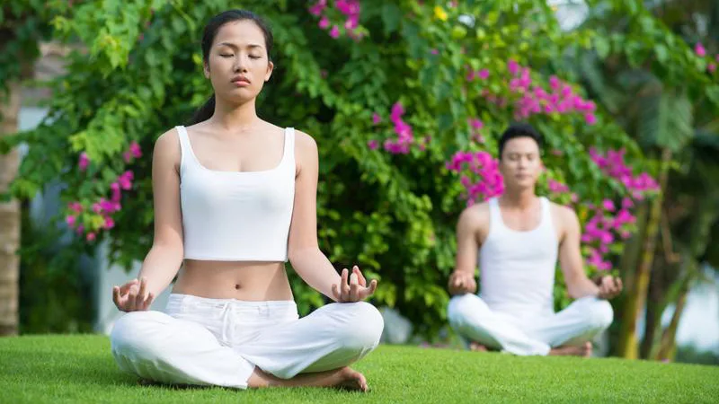 outdoor yoga