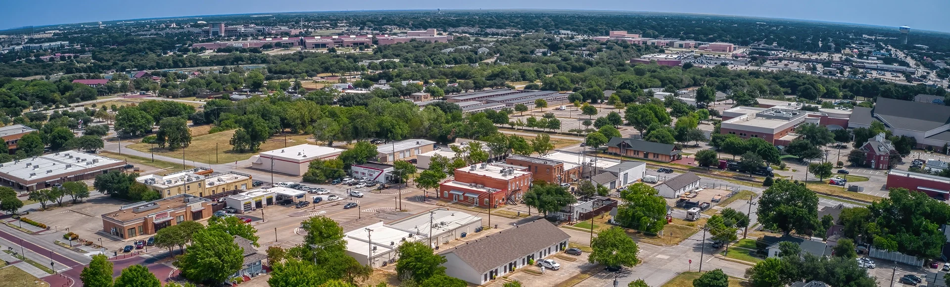 Aerial View of the DFW Suburb of Allen, Texas