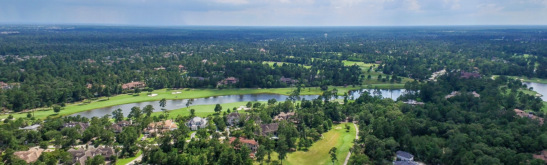 Aerial View from the Woodlands, Texas, USA
