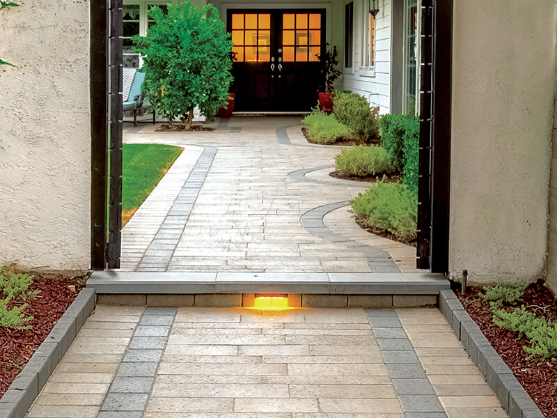 paver walkway