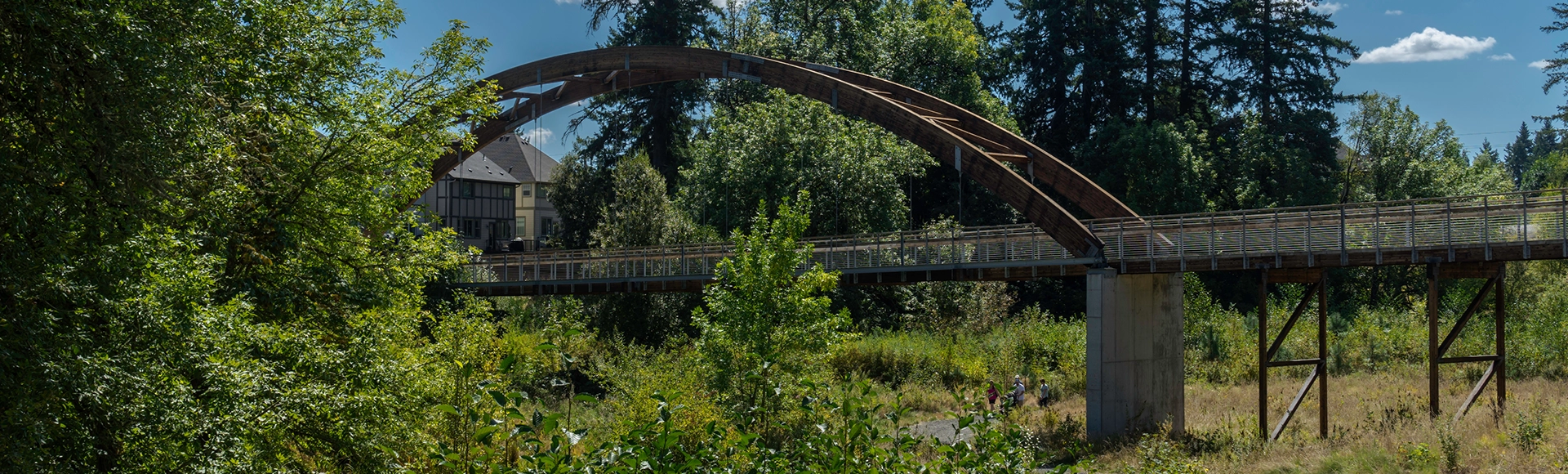 Bridge in Orenco Woods Nature Park, Hillsboro, Oregon