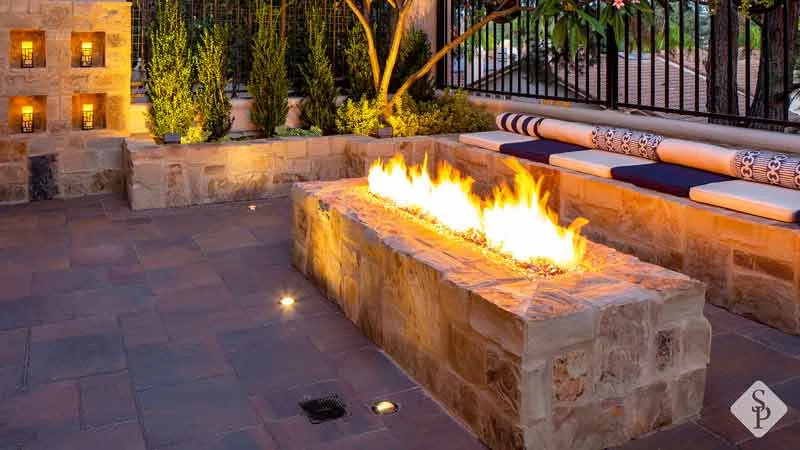 stone fire pit