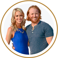 Justin Turner and his wife