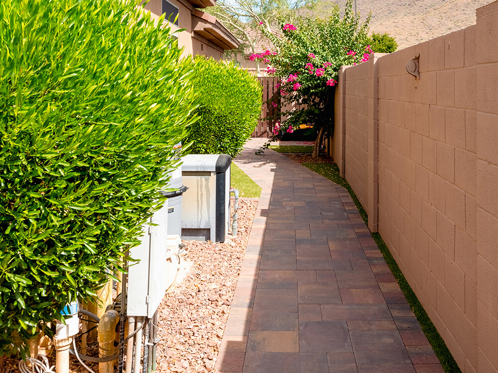 Paver walkway in Phoenix Arizona