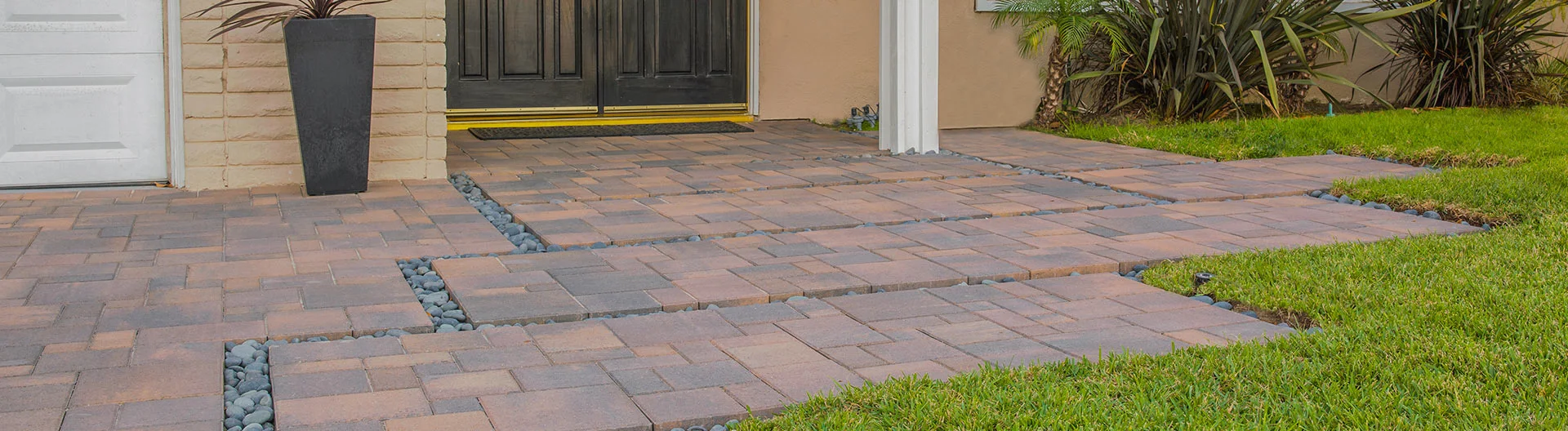 Paver walkway, front entrance