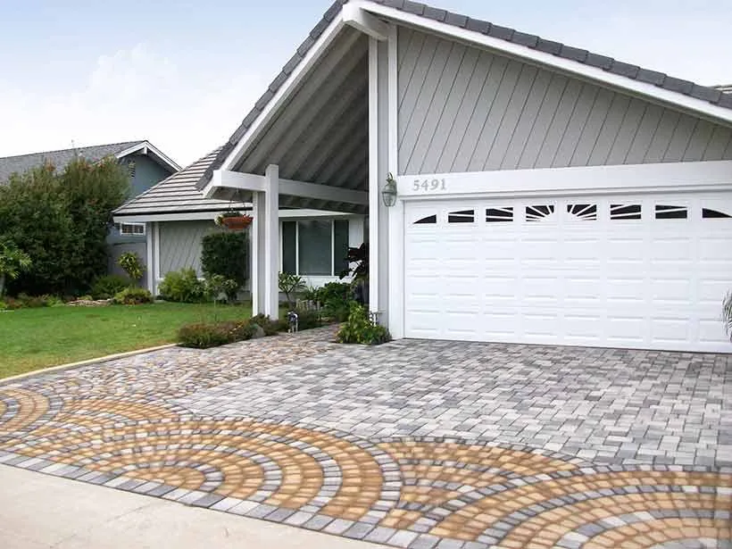 driveway paver pattern