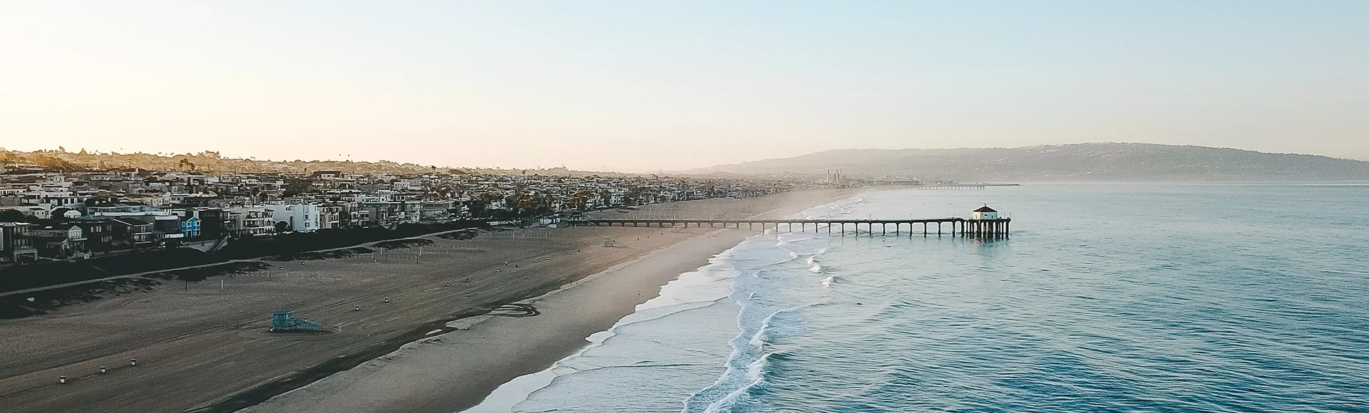 Landscape view of Manhattan Beach, California