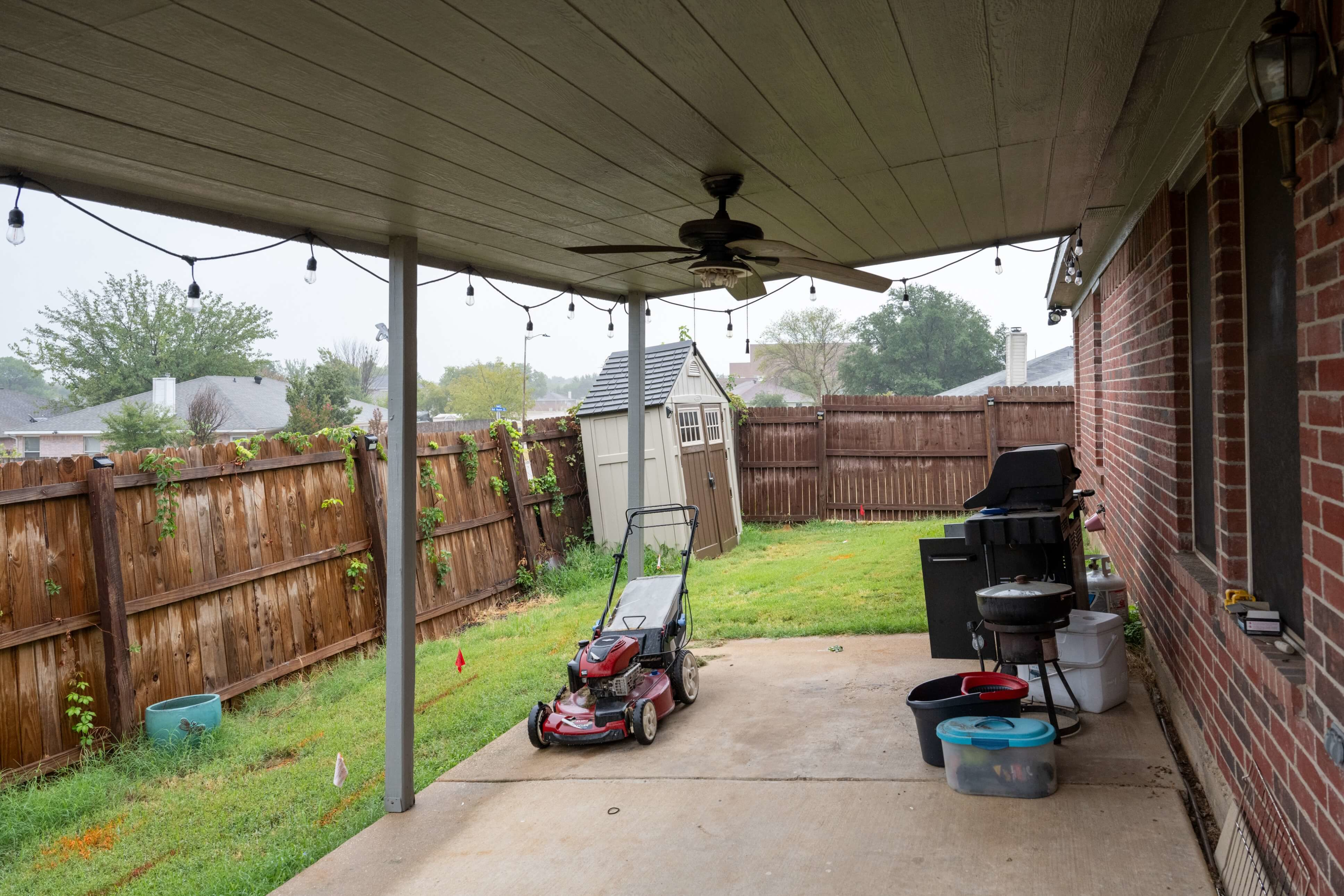 Lifetime Network Military Makeover with Montel Williams Backyard Transformation Before Pic 