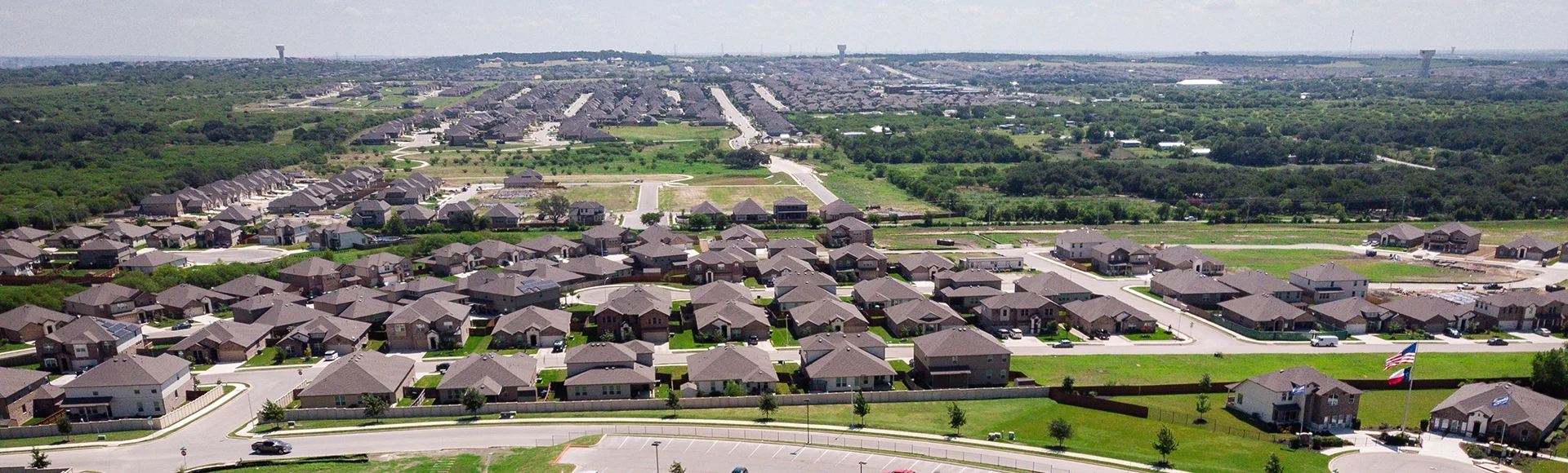 Aerial of Cibolo Texas