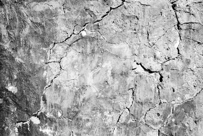 cracked concrete