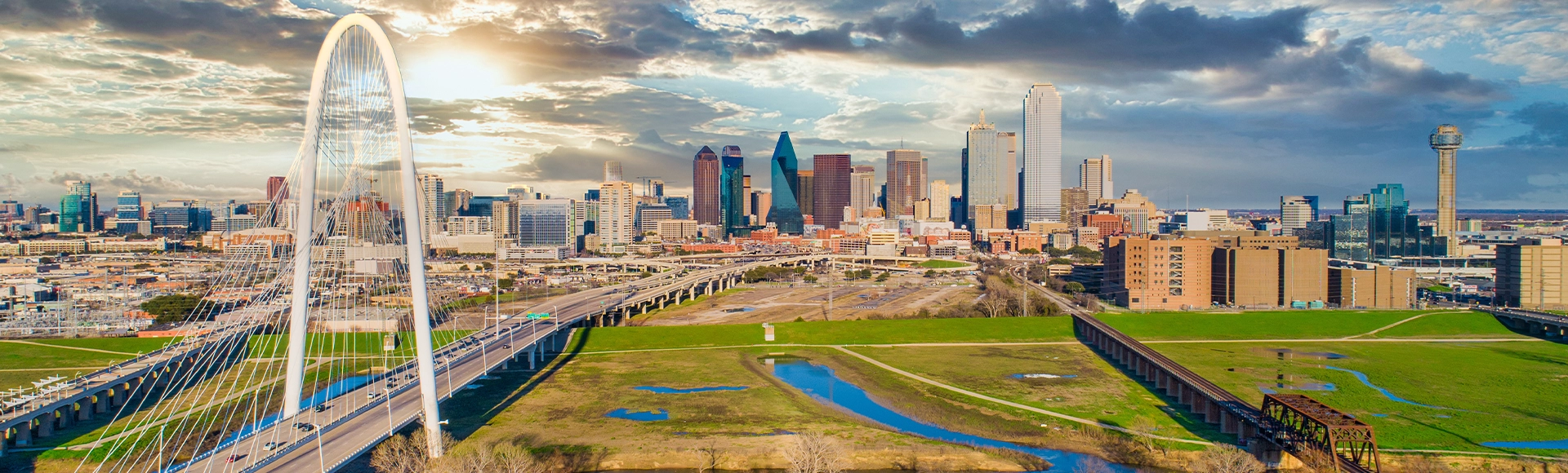 View of Dallas from Plano, Texas