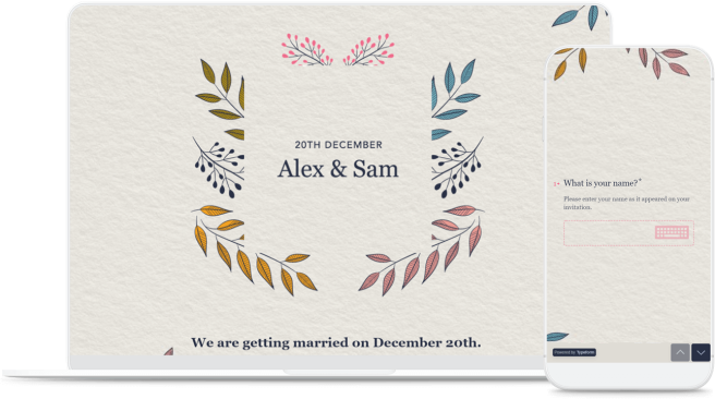 Online Wedding Invitation Template