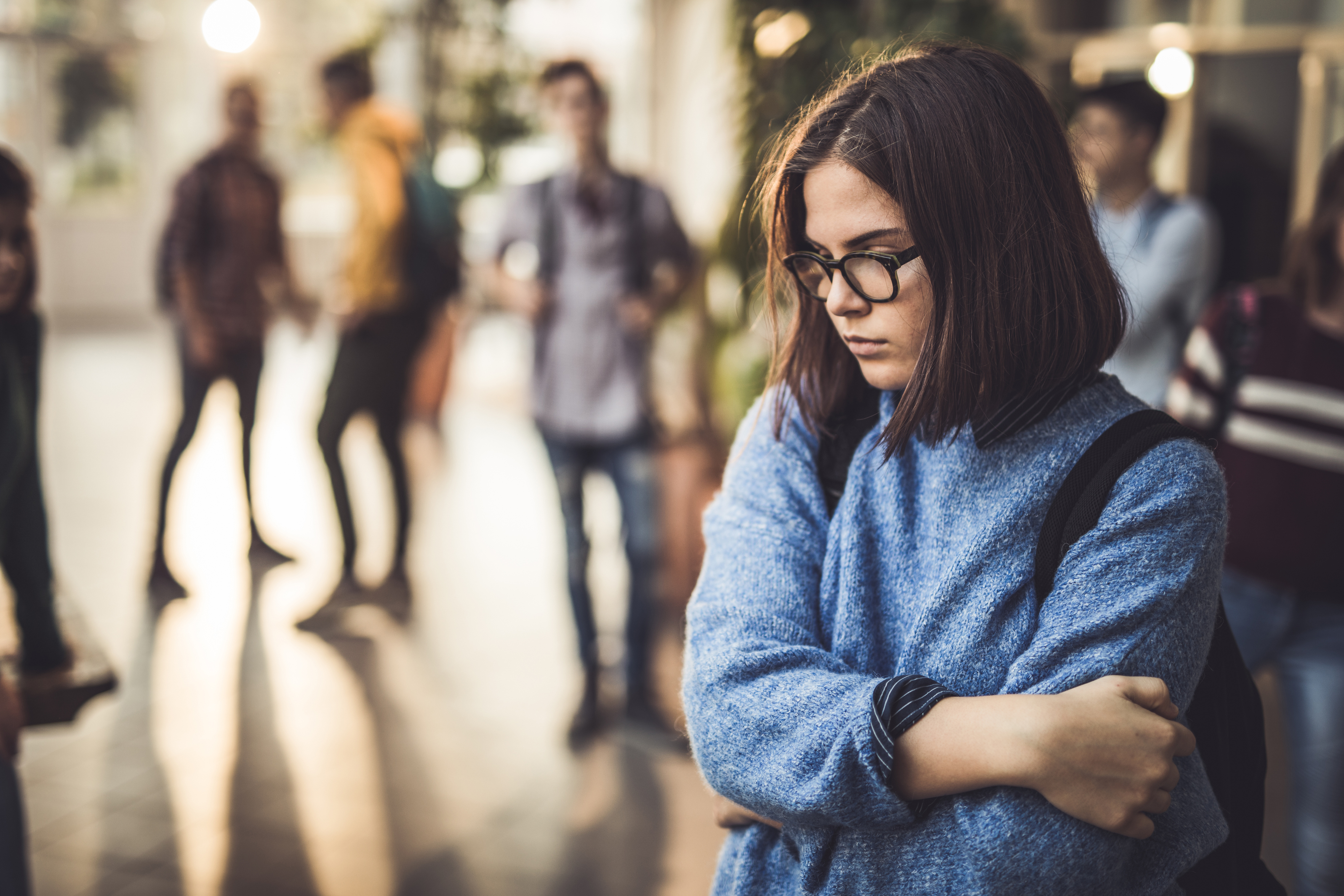Beautiful Teen School Girl - How to Help Sad Teenagers