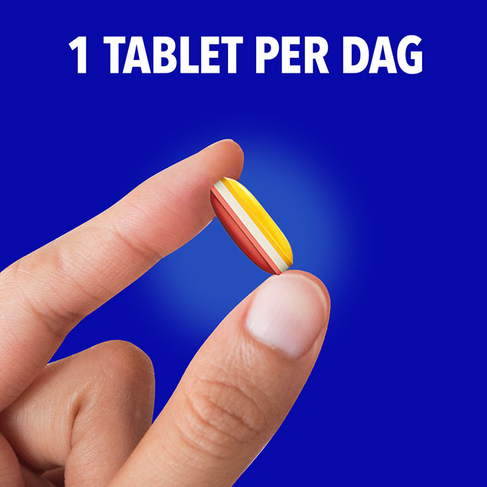 1 tablet per dag
