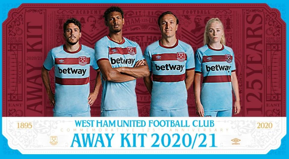 West Ham United reveal Commemorative 125th Anniversary Umbro Away